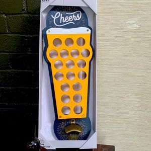 Bottle opener cap collector